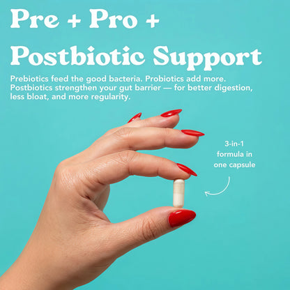 Advanced Daily TrioBiotic:Complete Pre + Pro + Postbiotic Support